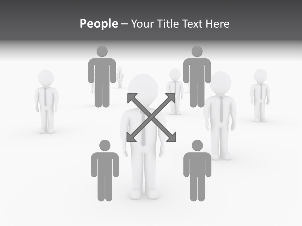 Successful Illustration Employee PowerPoint Template