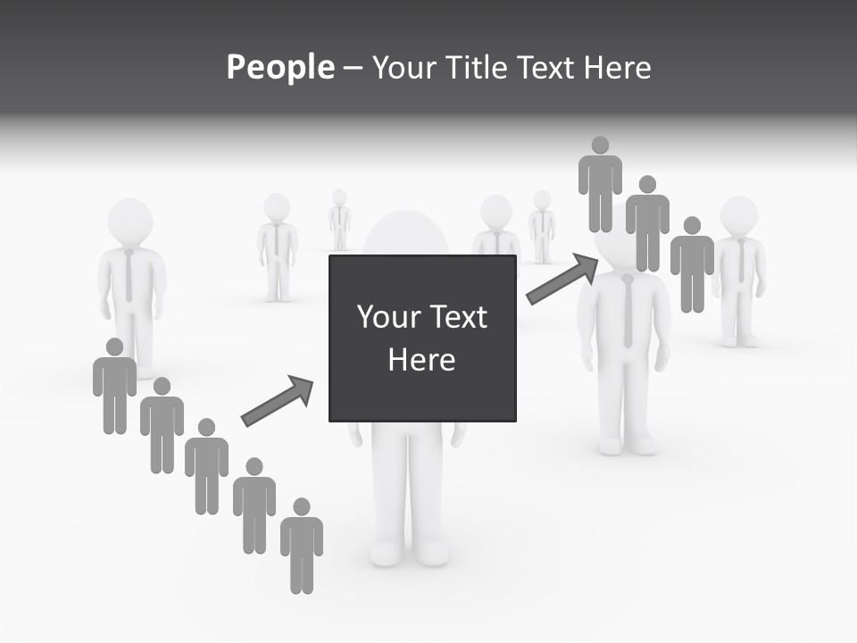 Successful Illustration Employee PowerPoint Template