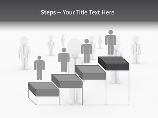Successful Illustration Employee PowerPoint Template