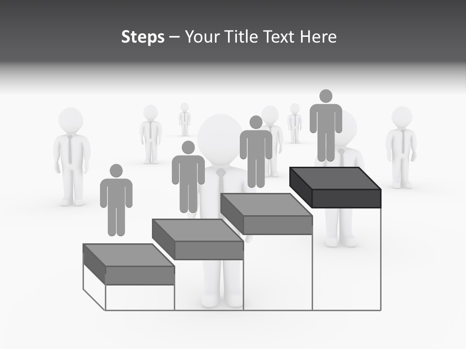 Successful Illustration Employee PowerPoint Template