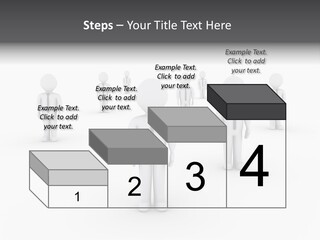 Successful Illustration Employee PowerPoint Template