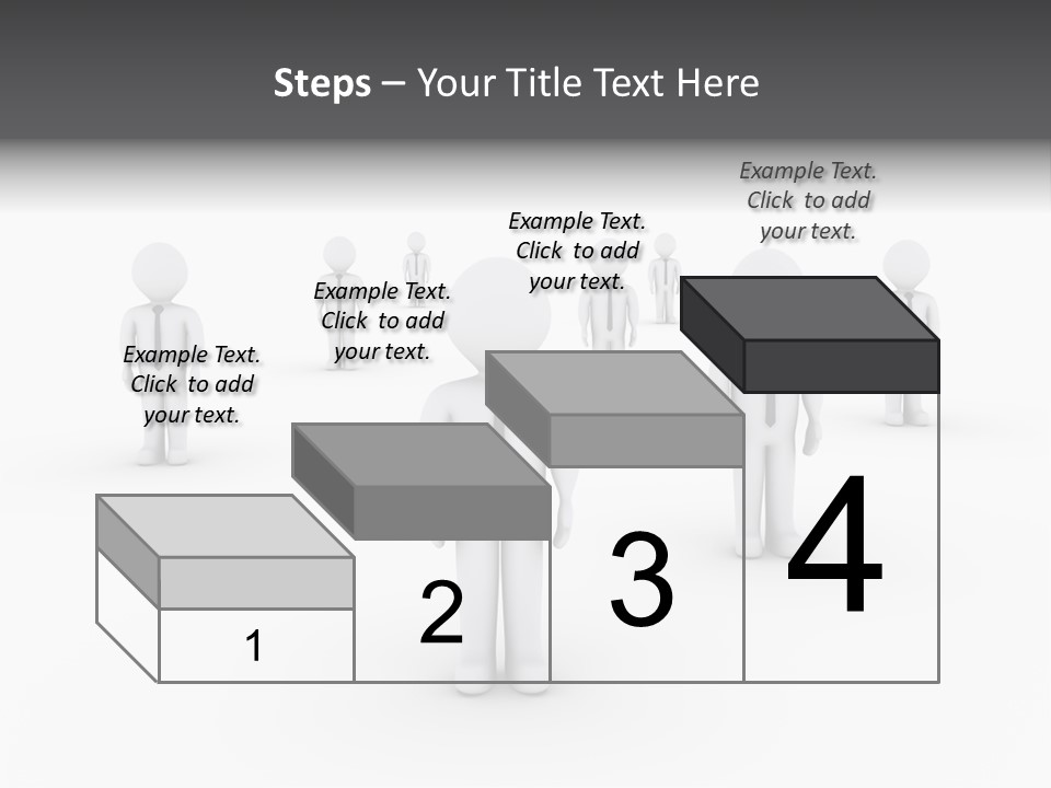 Successful Illustration Employee PowerPoint Template