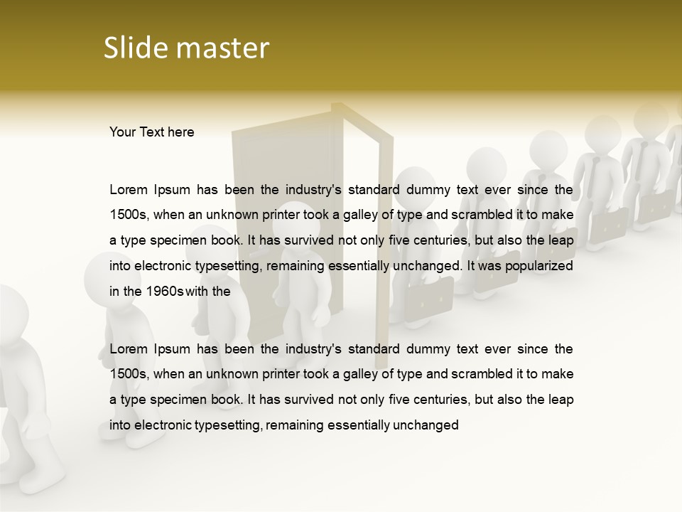 Economy Problem Cgi PowerPoint Template