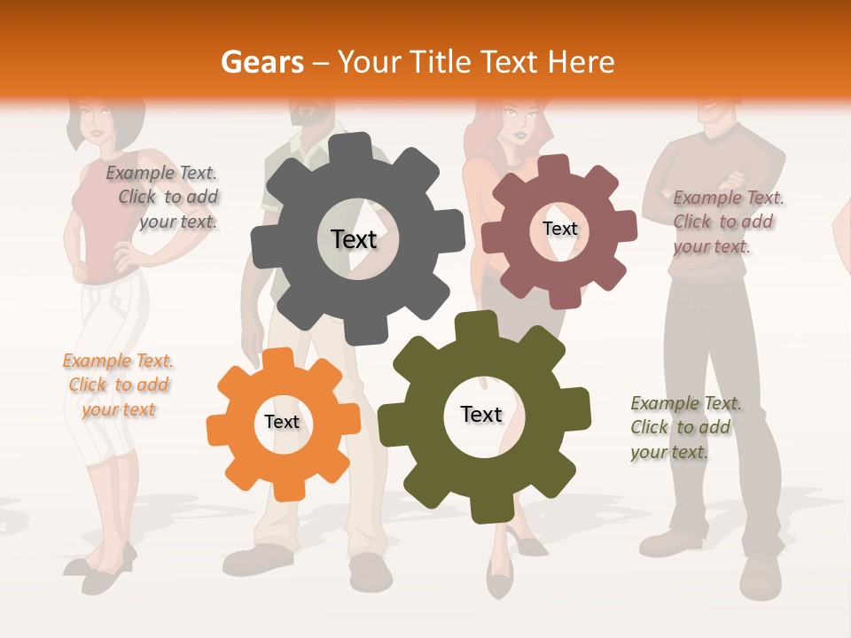 Student Relative Man PowerPoint Template