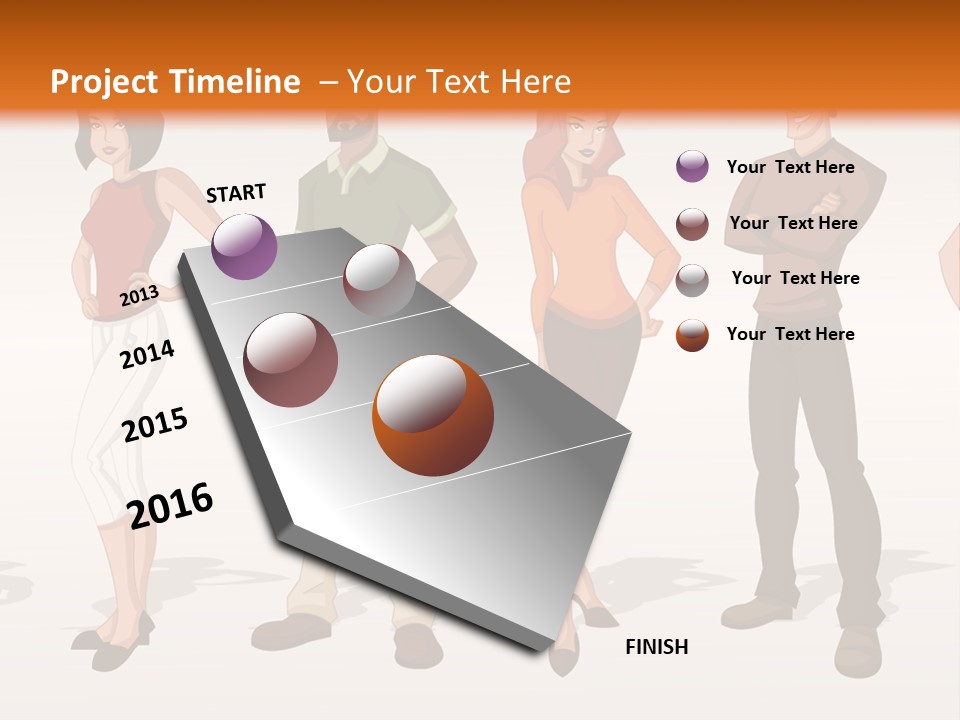 Student Relative Man PowerPoint Template