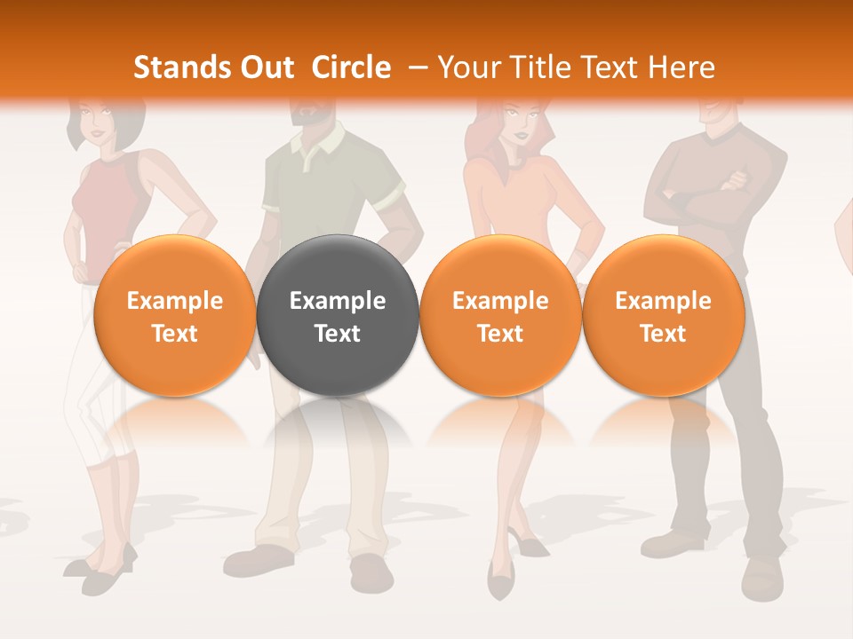 Student Relative Man PowerPoint Template