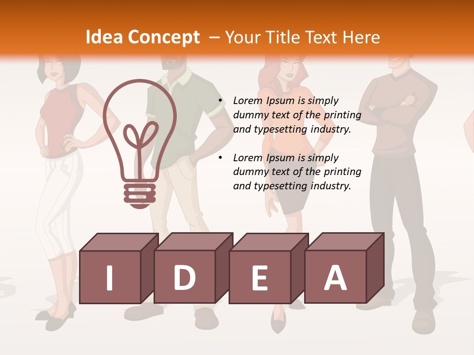 Student Relative Man PowerPoint Template