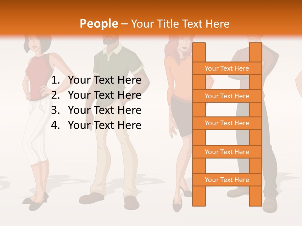 Student Relative Man PowerPoint Template
