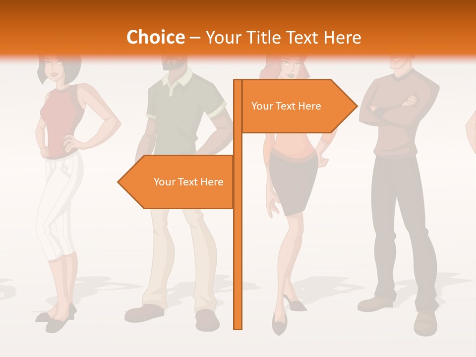 Student Relative Man PowerPoint Template