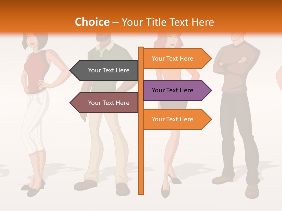 Student Relative Man PowerPoint Template