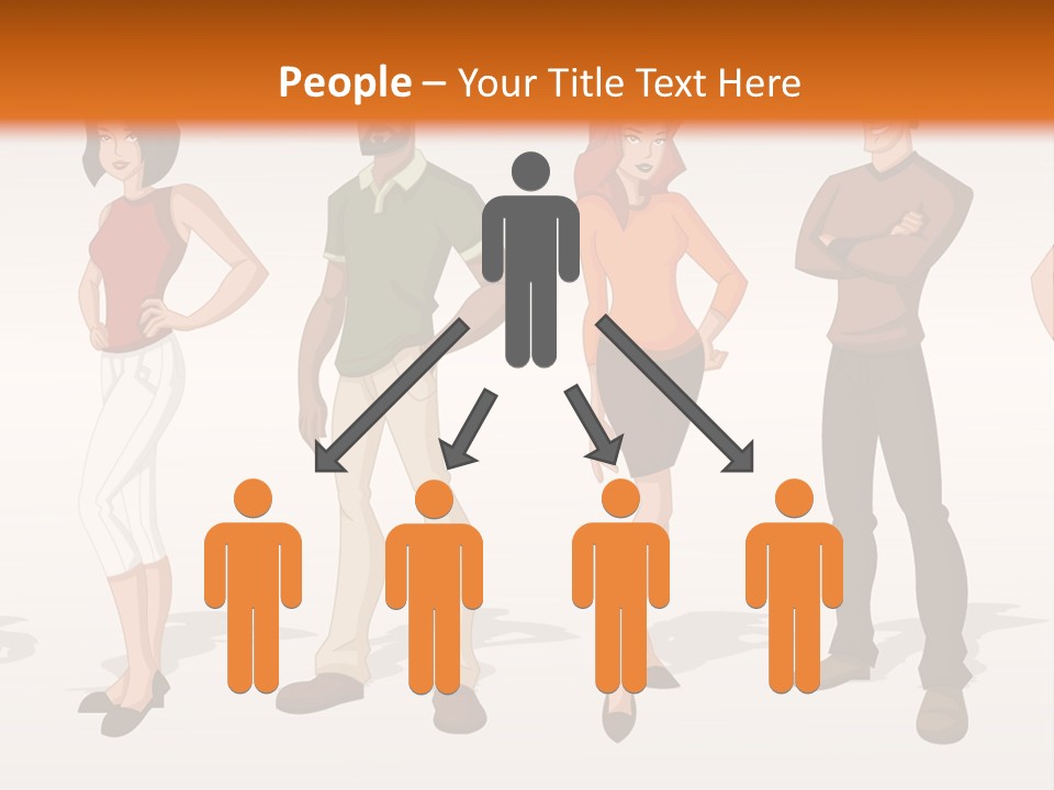 Student Relative Man PowerPoint Template