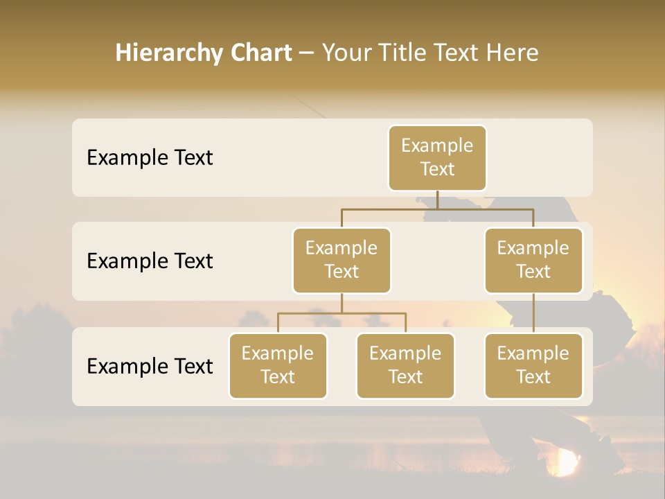 Grass Fisherman Fish PowerPoint Template