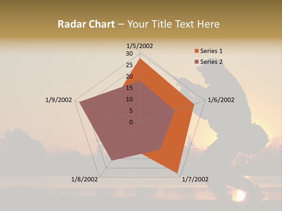 Grass Fisherman Fish PowerPoint Template