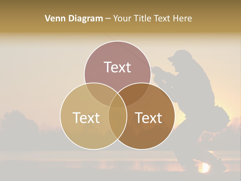 Grass Fisherman Fish PowerPoint Template