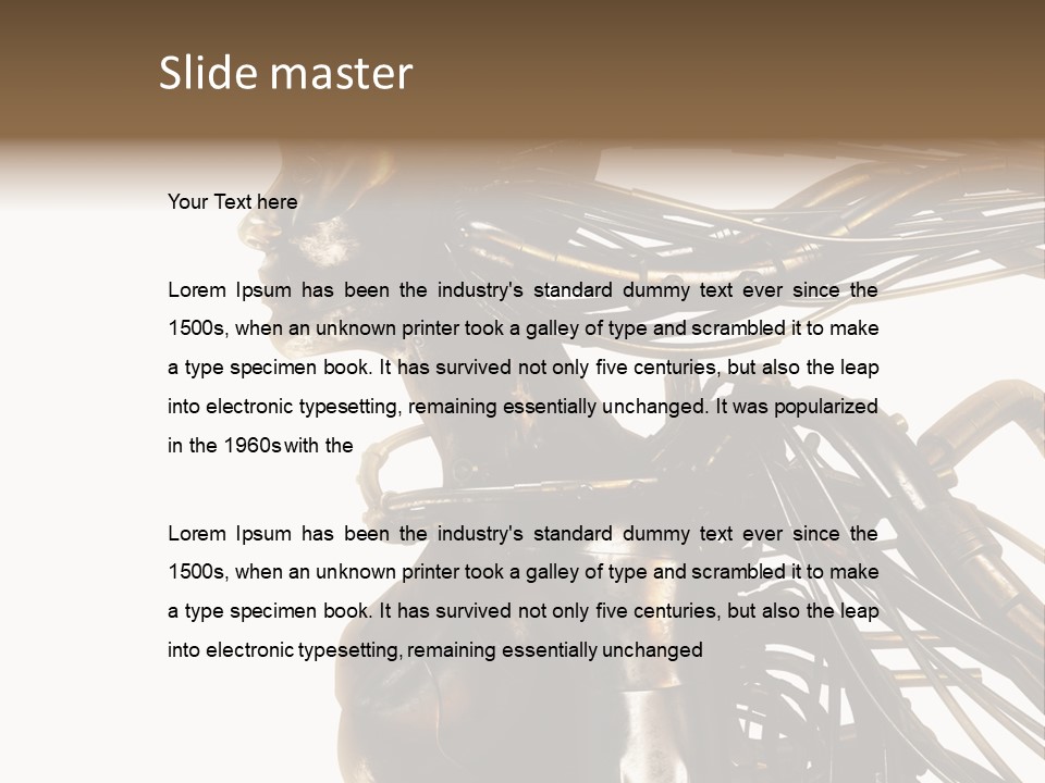 Profile Future Isolated PowerPoint Template