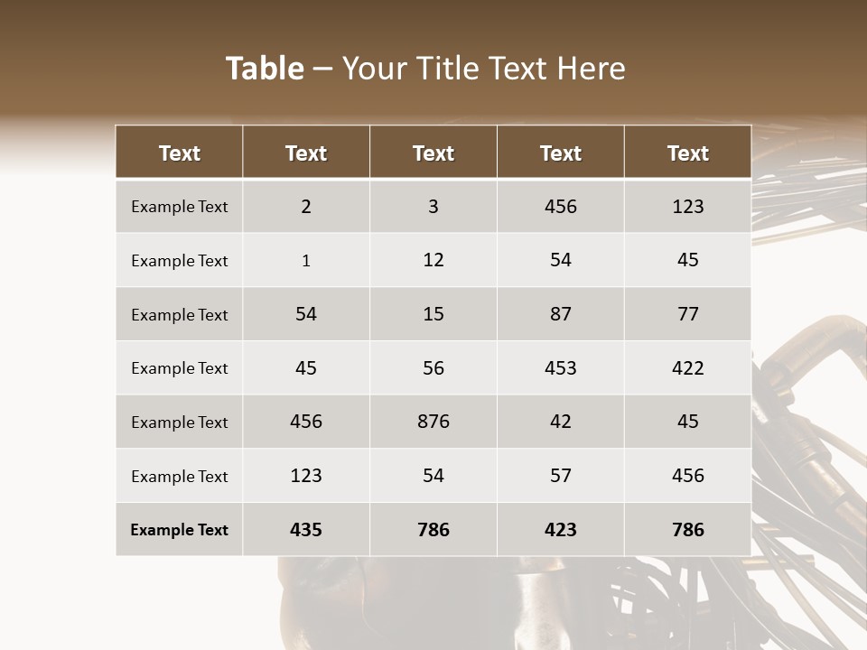 Profile Future Isolated PowerPoint Template