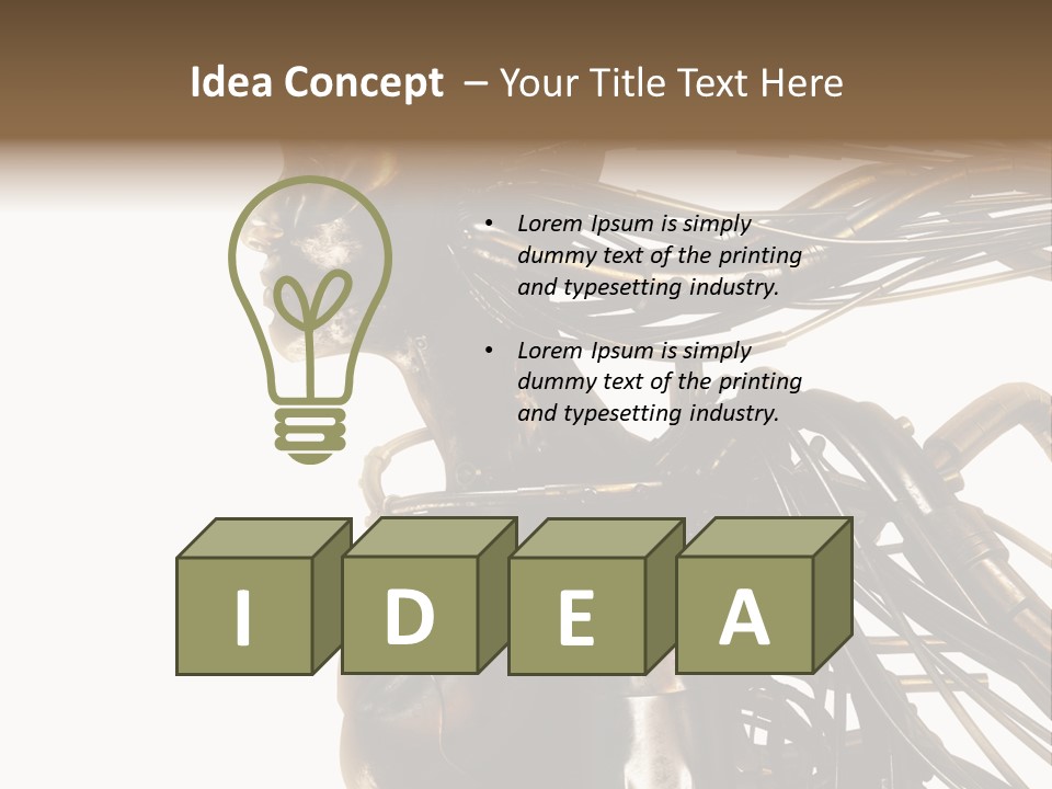 Profile Future Isolated PowerPoint Template