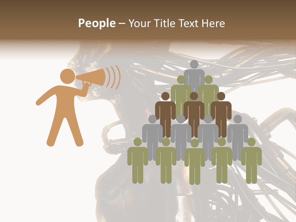 Profile Future Isolated PowerPoint Template