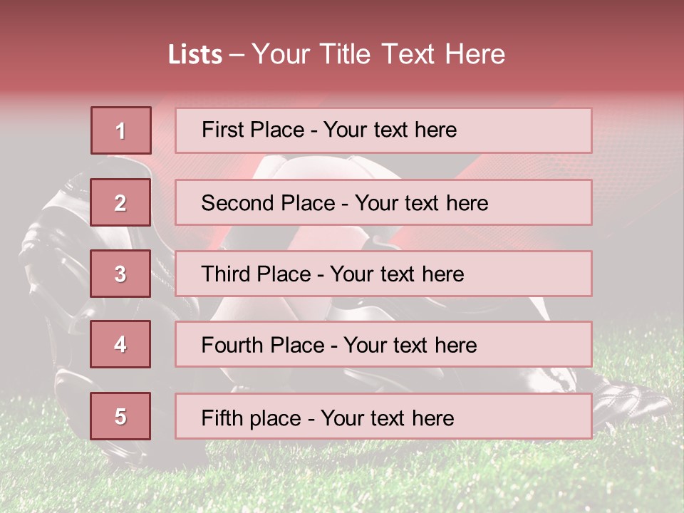 Leisure Boots Lifestyle PowerPoint Template
