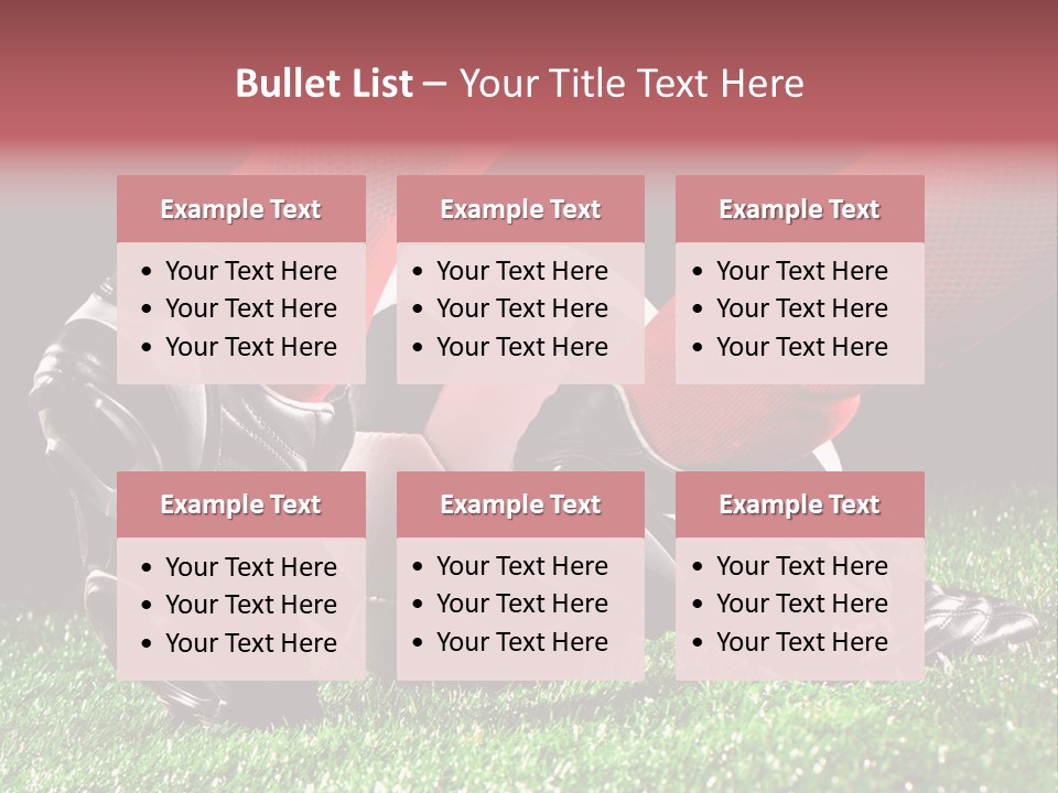 Leisure Boots Lifestyle PowerPoint Template