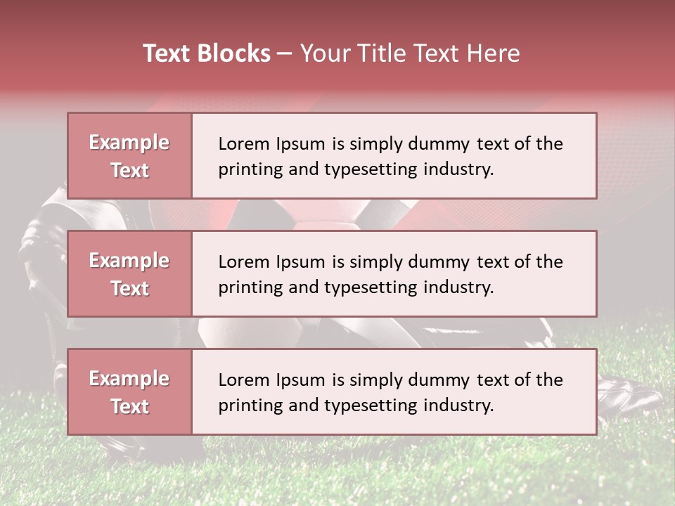 Leisure Boots Lifestyle PowerPoint Template