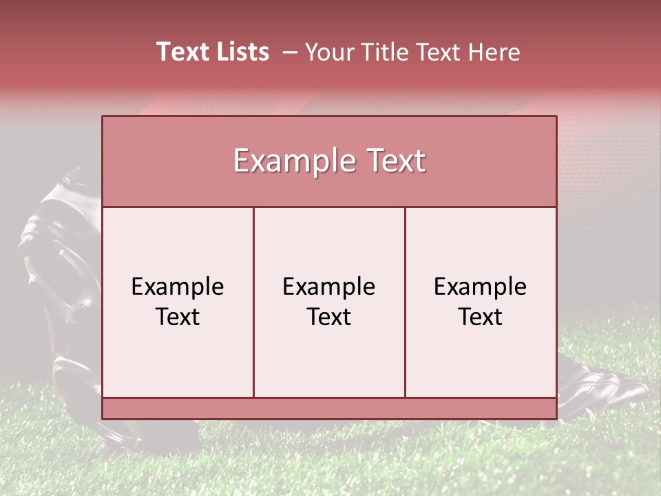 Leisure Boots Lifestyle PowerPoint Template