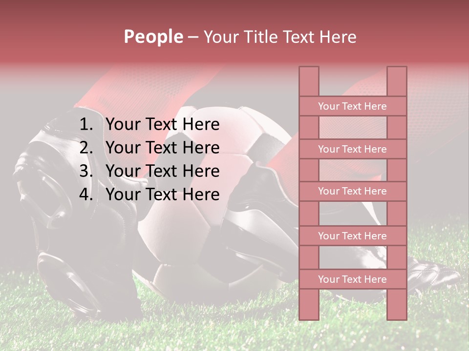 Leisure Boots Lifestyle PowerPoint Template