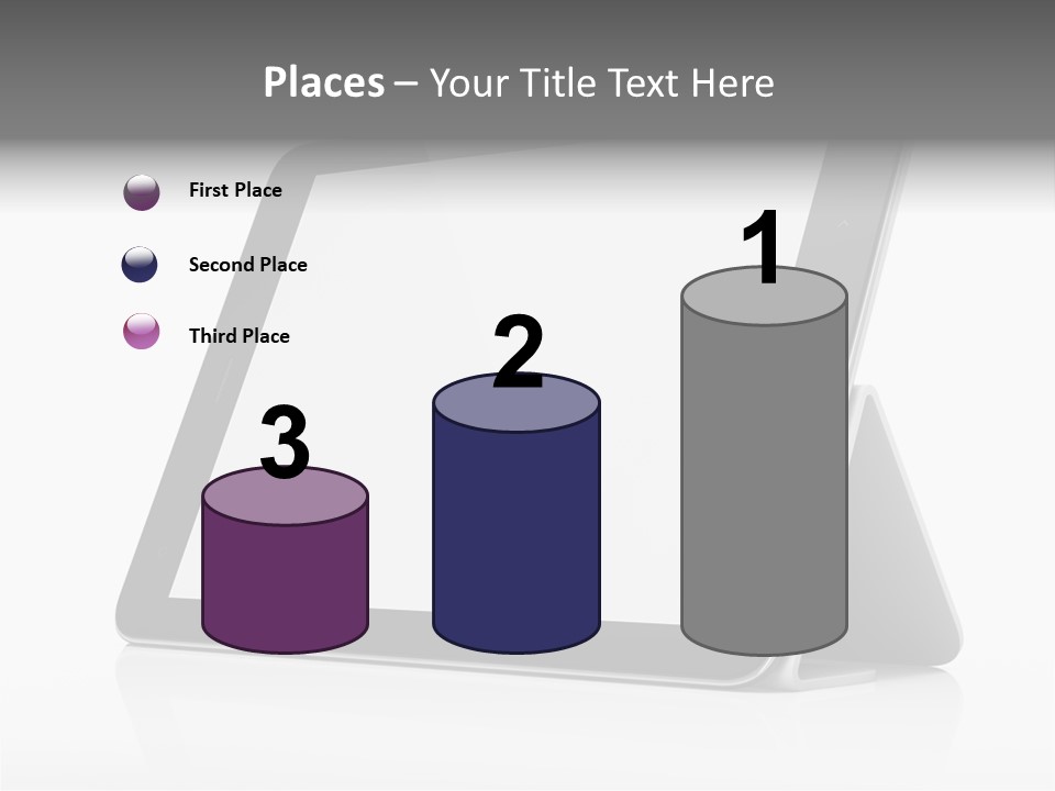 Touch Display Blank PowerPoint Template