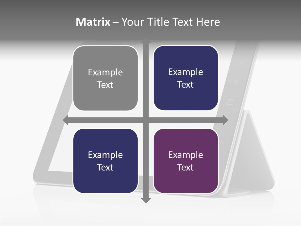 Touch Display Blank PowerPoint Template