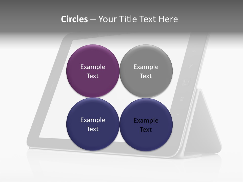 Touch Display Blank PowerPoint Template