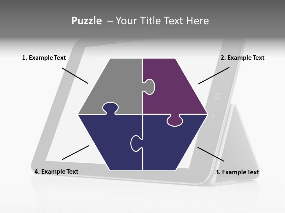 Touch Display Blank PowerPoint Template