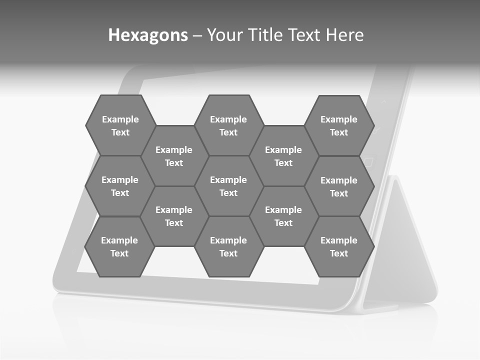Touch Display Blank PowerPoint Template
