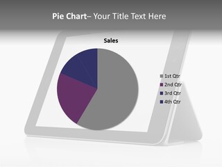 Touch Display Blank PowerPoint Template