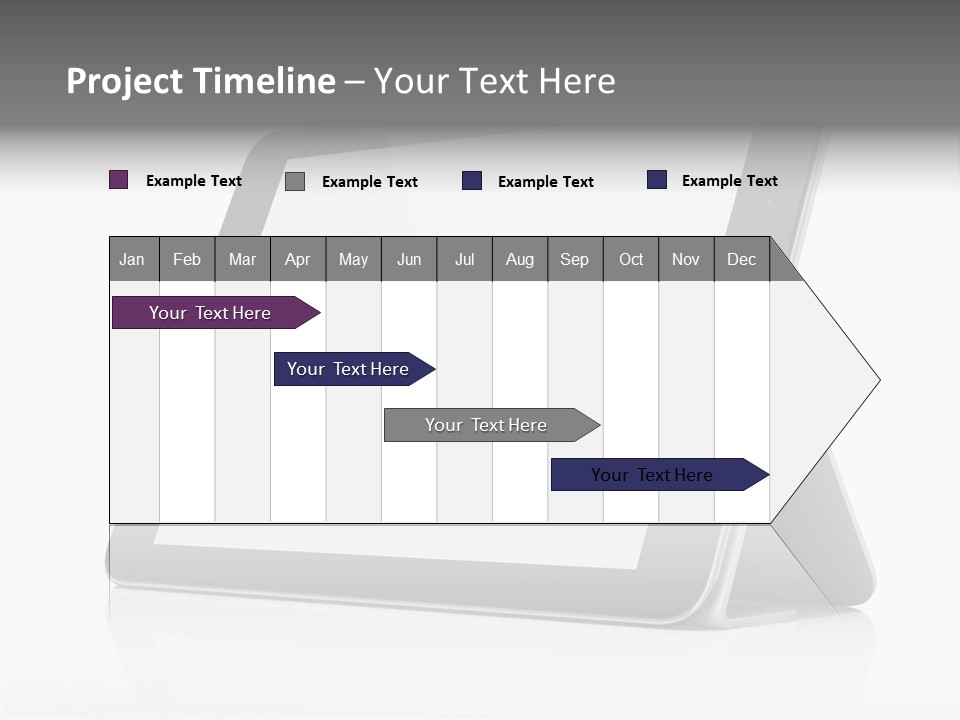 Touch Display Blank PowerPoint Template