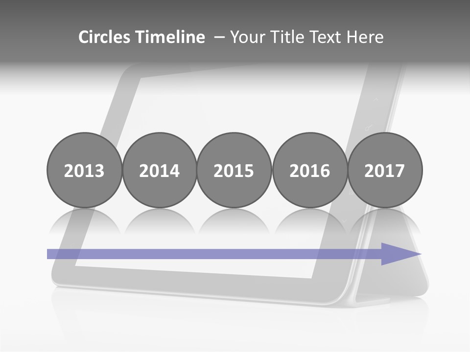 Touch Display Blank PowerPoint Template