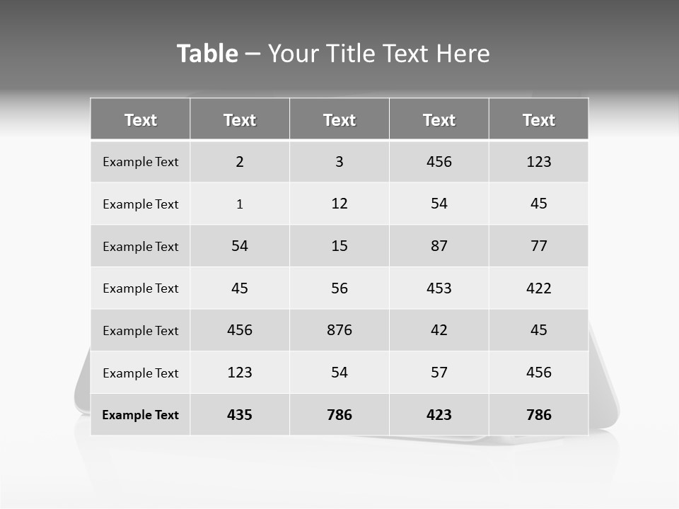 Touch Display Blank PowerPoint Template