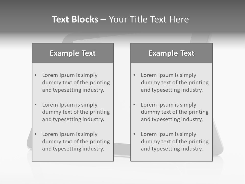 Touch Display Blank PowerPoint Template