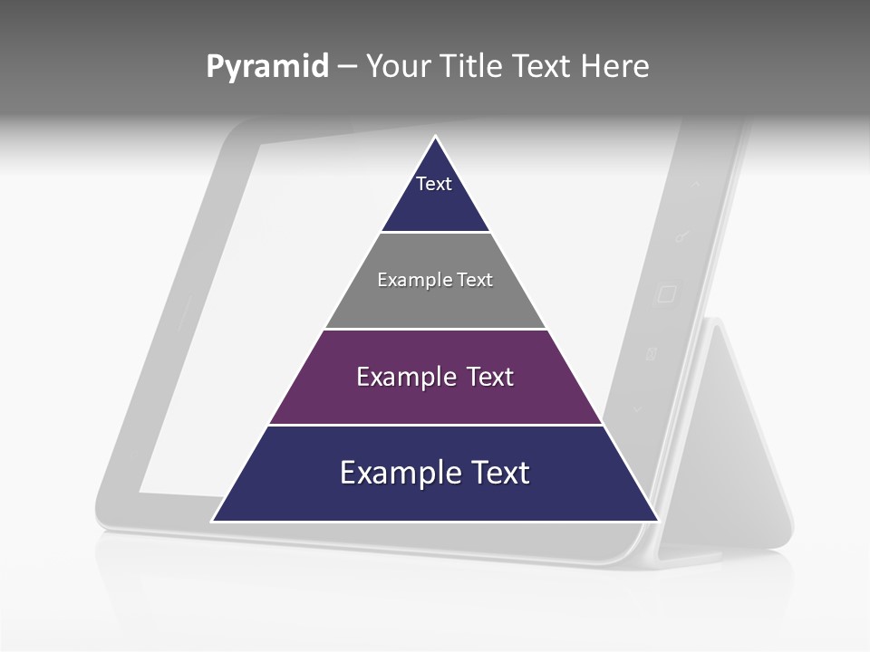 Touch Display Blank PowerPoint Template