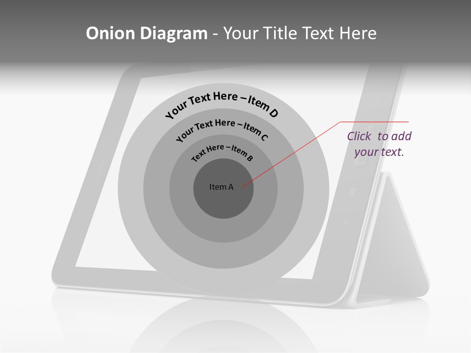Touch Display Blank PowerPoint Template