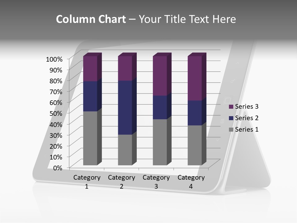 Touch Display Blank PowerPoint Template