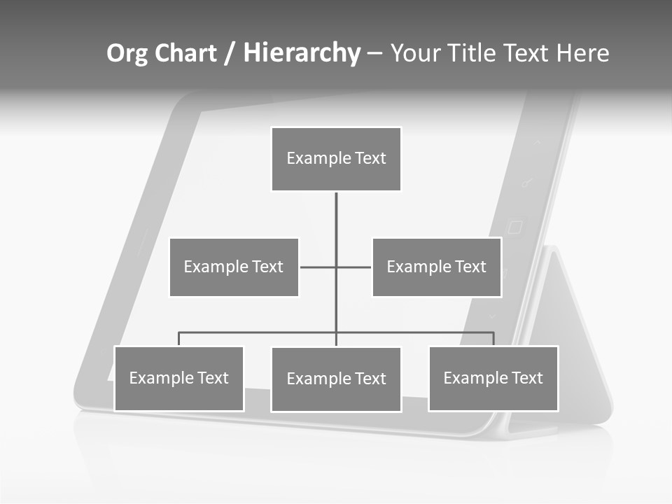 Touch Display Blank PowerPoint Template