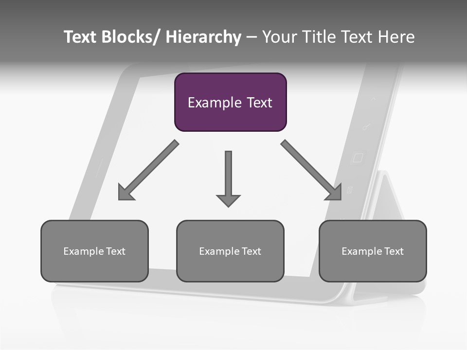 Touch Display Blank PowerPoint Template