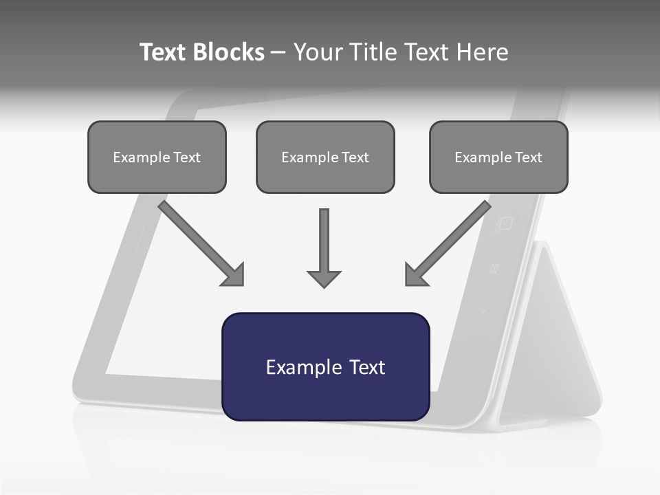 Touch Display Blank PowerPoint Template