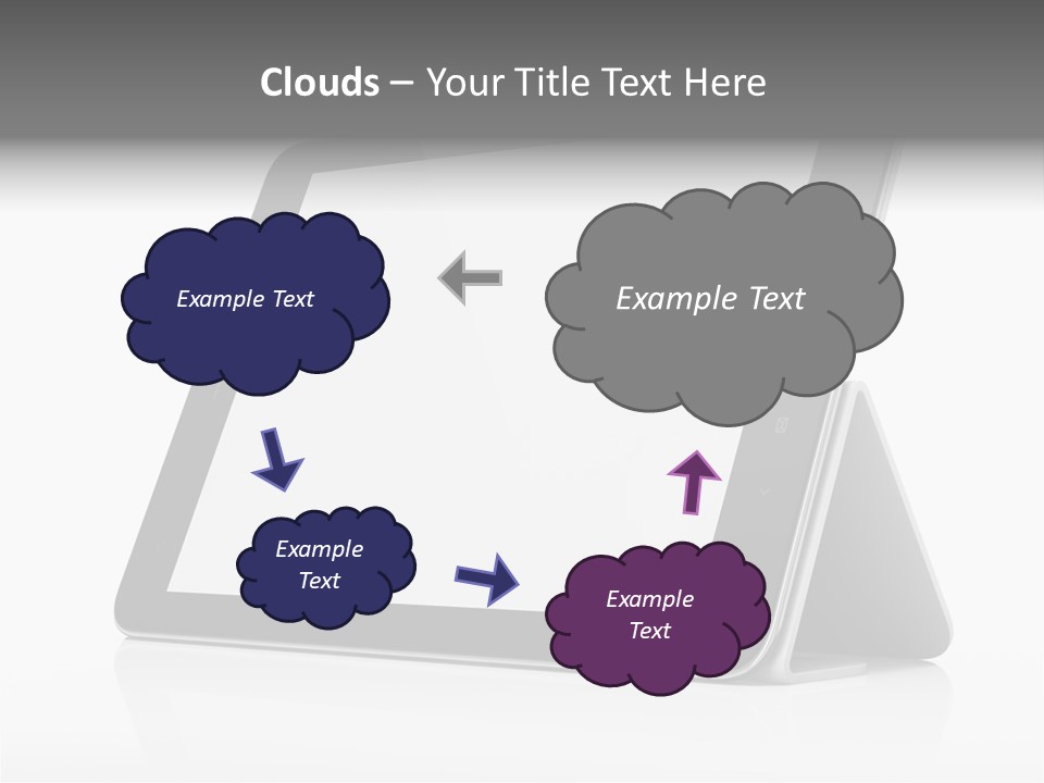 Touch Display Blank PowerPoint Template