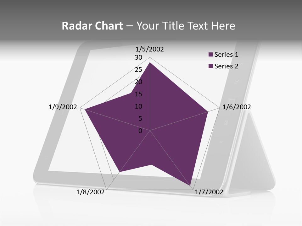 Touch Display Blank PowerPoint Template