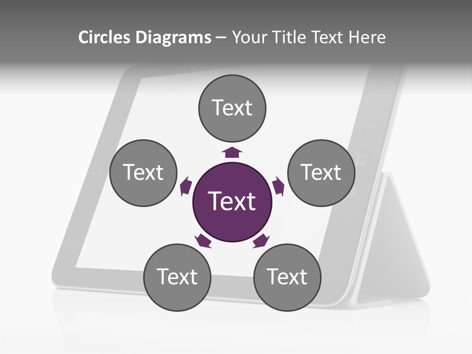 Touch Display Blank PowerPoint Template
