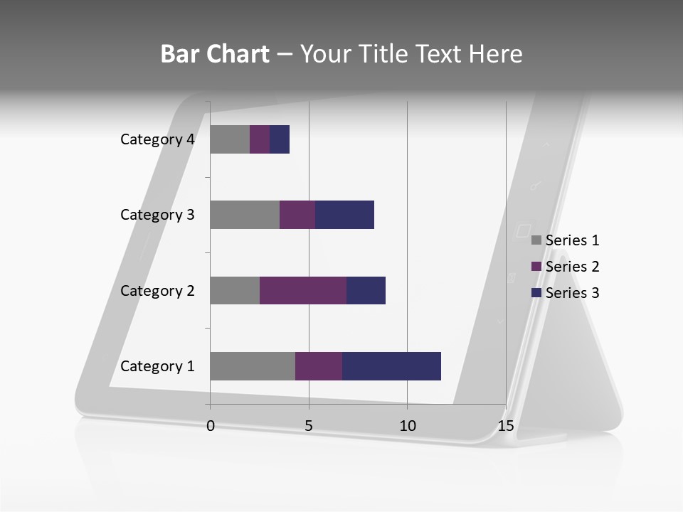 Touch Display Blank PowerPoint Template