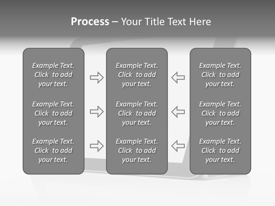 Touch Display Blank PowerPoint Template