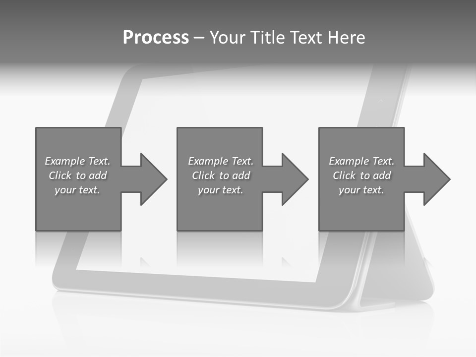 Touch Display Blank PowerPoint Template