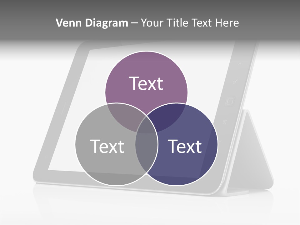 Touch Display Blank PowerPoint Template